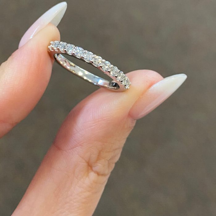 Diamond Wedding Band 14k & 10k Gold - Image 7