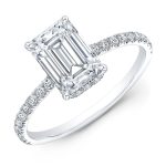 Emerald Cut Diamond Ring With Hidden Diamonds - Image 6