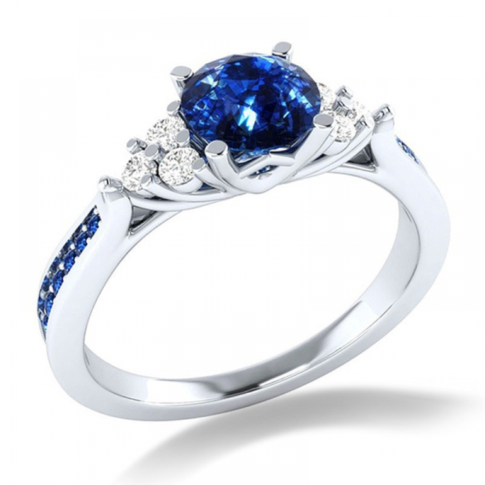 Luxury Rhinestone Gold Color Engagement Wedding Ring for Women COD - Image 6