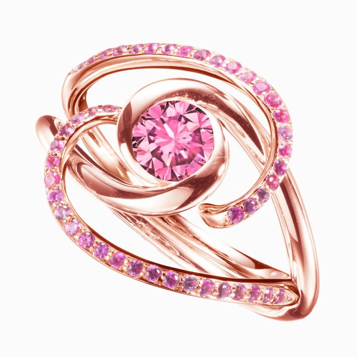 Luxury Rhinestone Gold Color Engagement Wedding Ring for Women COD - Image 8