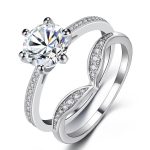 Love Heart Zircon Ring for Women Men Engagement Wedding Jewelry Gifts - Image 3
