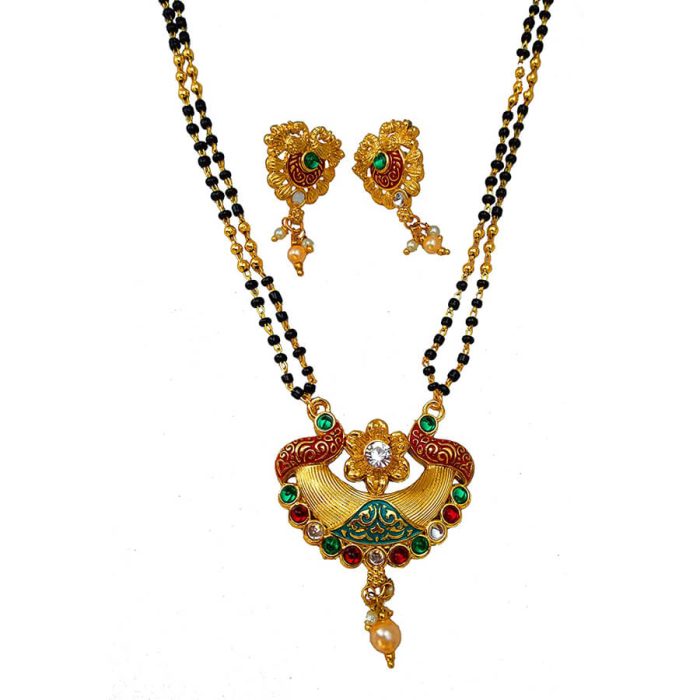 Mina Detailed Gold Necklace - Image 2