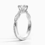 Petite Twisted Vine Diamond Engagement Ring - Image 2