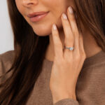 Petite Twisted Vine Diamond Engagement Ring - Image 4